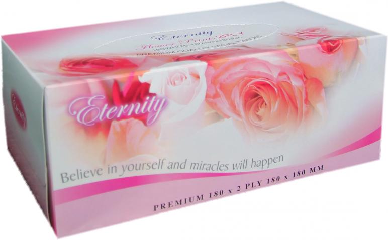 Facial Tissues 2 Ply Premium Eternity 180 Sheet EACH